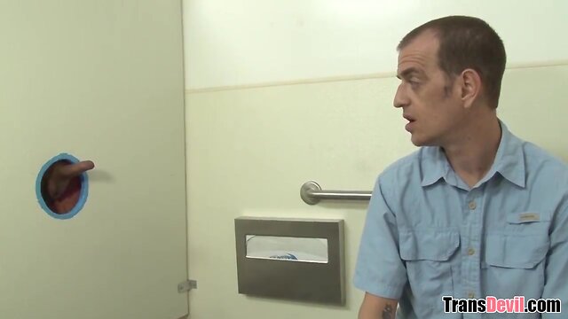 Gloryhole fun with tgirl jessica foxx