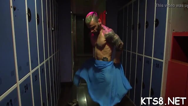 Hardcore group sex for nasty t-girl