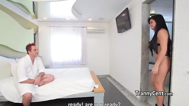 Sexy ts fucking dudes butt