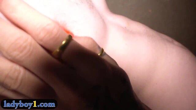 Tgirl babe with enormous juggs fucks a guy and gets drilled