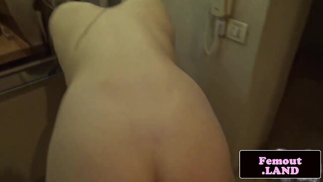 Hung Trans Trap with Natural Small Tits & Tattoo Fetish: Amateur Femboy Video