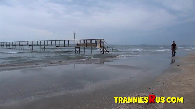 Tranniesrus - street pick-up of 2 transvestites