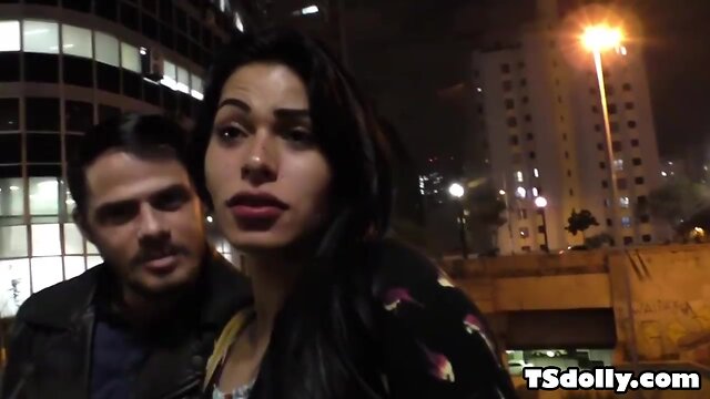 Nicolly lopes plays with her shecock