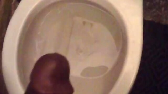 Big, Fat, Uncut Cock: Black Man`s Hot Cumshot & Piss Shower