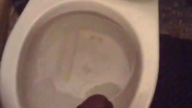 Big, Fat, Uncut Cock: Black Man`s Hot Cumshot & Piss Shower