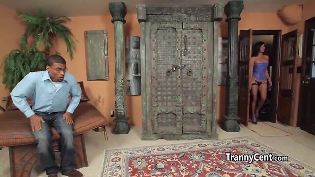 Latino milf t-girl fucks screaming