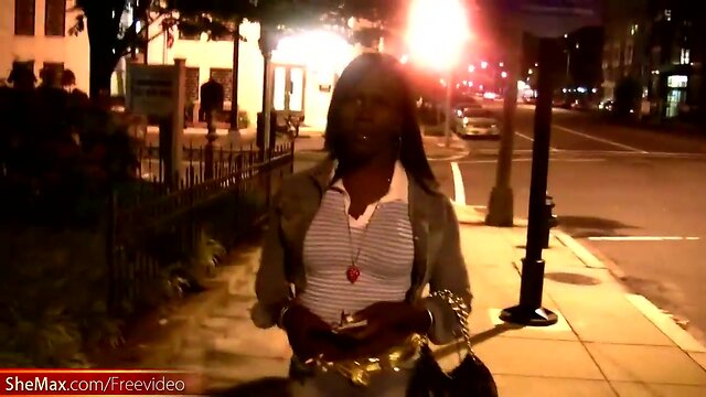 Ebony Beauty`s Steamy Solo: Lingerie, Boots, & Monstercock Jerk-Off!