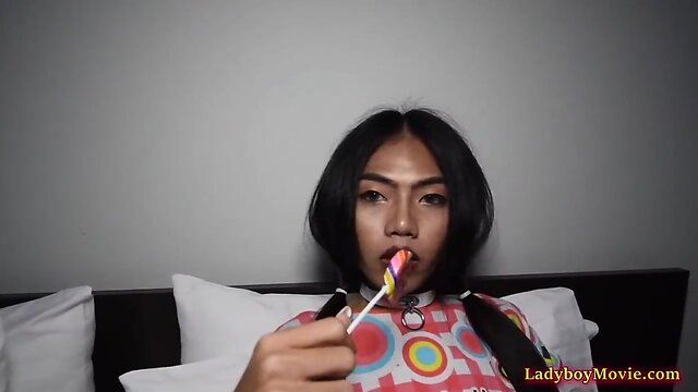 Teenager transvestite venus cocksucking and condomless butt fuck