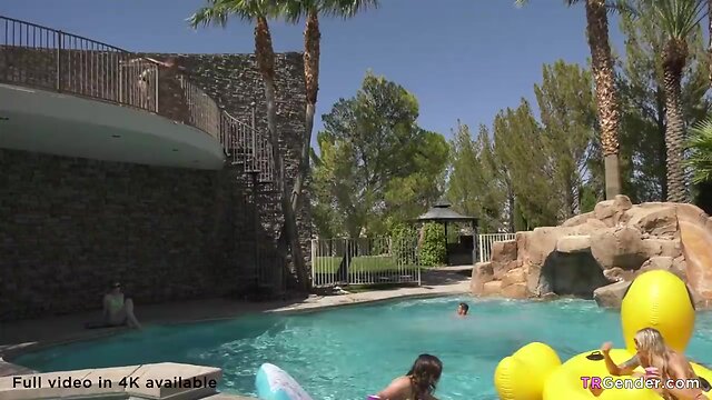 Big trans pool party