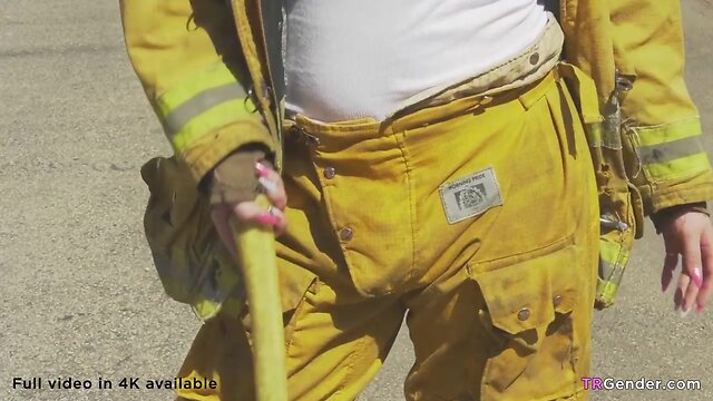 You could work for firemen! let's test your pecker first - aspen brooks