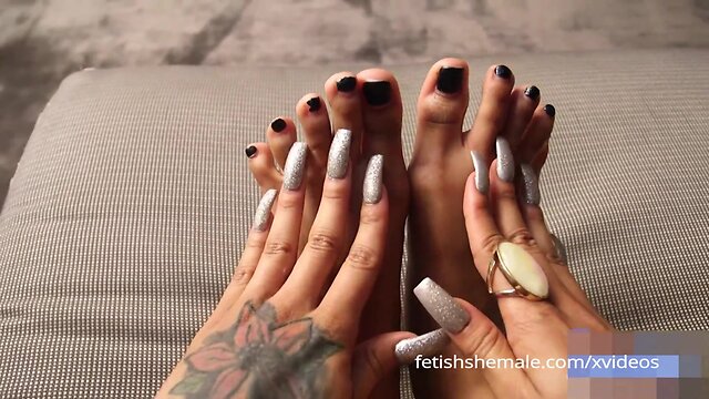 Long transsexual sexy feet collection