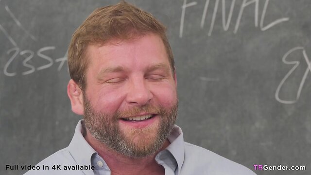 Trans schoolgirls milli quinzel wants her teacher's huge cock