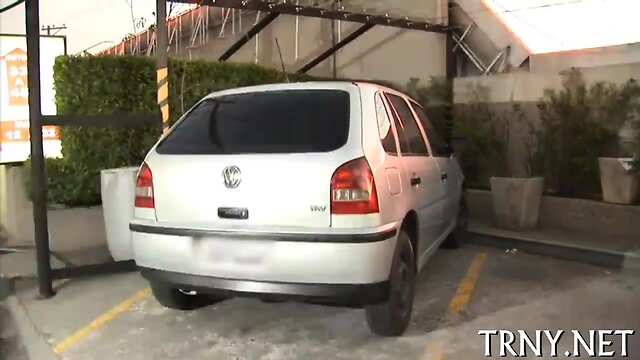 Young tran swallows dick