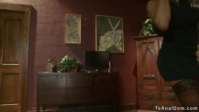 Tran fucks guy while he fucks blond