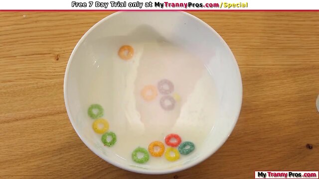 Sexy ladyboy analed by roommate on his dream