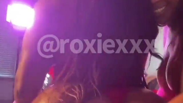 Tsroxiexxx gets hammered by trans top bribaddie2 and her l0ver / tsroxiexxx