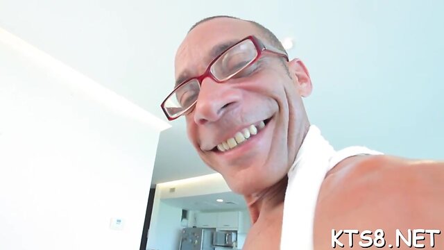 Large one-eyed monster for a nasty transvestite