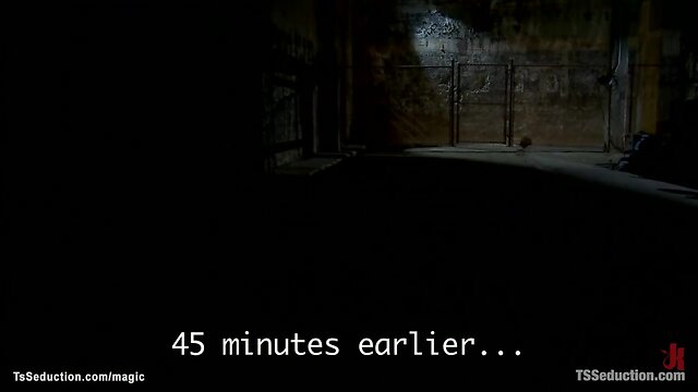 Black t-girl fuck ebony man in bondage