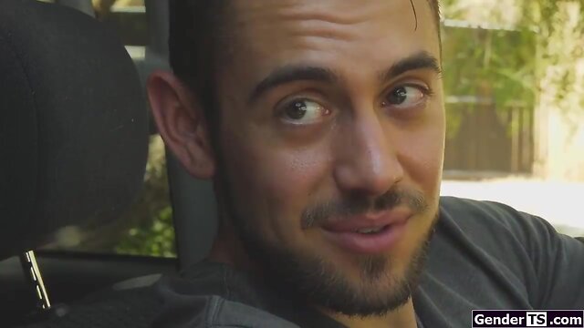 Trans hitchhiker crystal m outdoor anal