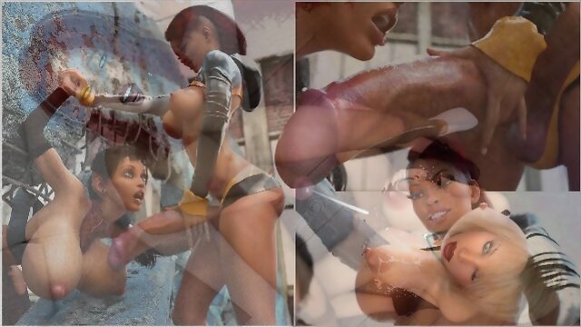 3D Realistic Futanari Lesbians!