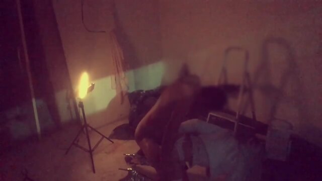 Camera de seguranÇa flagra pintor comendo o cuzinho da patroa na obra