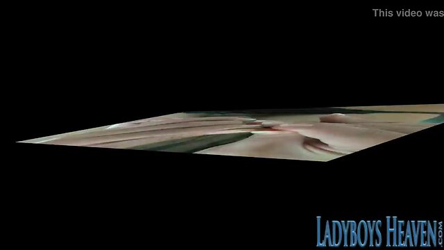 Shemale tran handjob