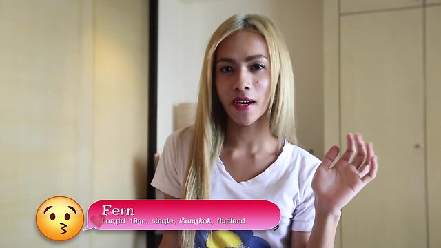 Helloladyboy skinny from thailand transsexual ass plugged with huge cock