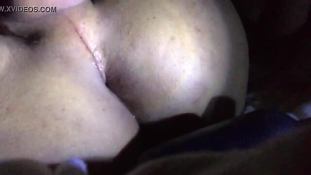 Eroused crossdresser plays with her clitty and goes up on her own pussy