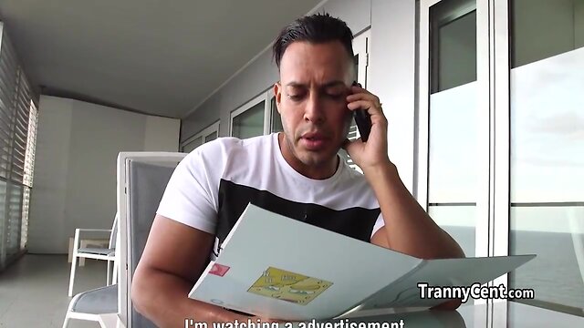 Guy fucking tv call chick