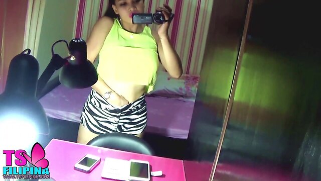 Excited amateurish chesty transvestite filipina gets anal