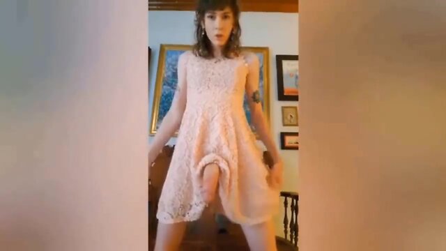 Trannies masturbate and ejaculation