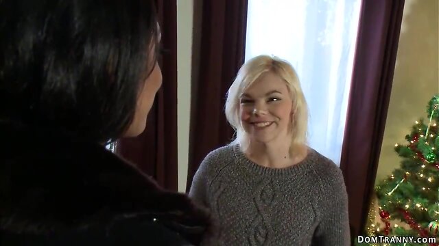 Tranny neighbor fucks married couple