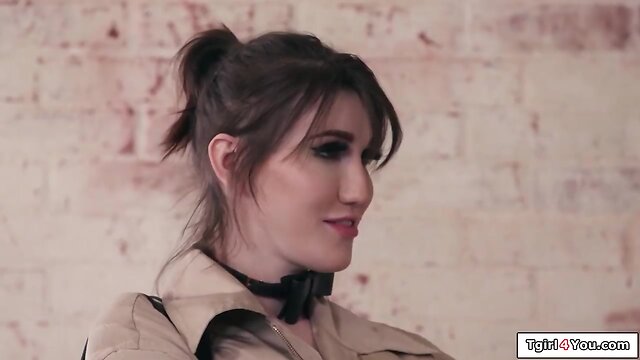 Ladyboys korra and lena moon have a trio