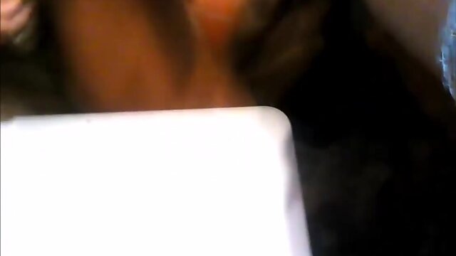 Chesty ebony transsexual blown by her eroused boyfriend