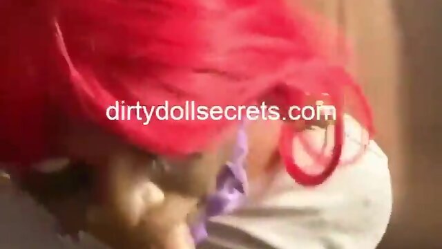 Sloppy head ladyboy pleasing a bbc