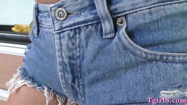 from Thailand oriental tgirl gets booty licked and drilled condomless