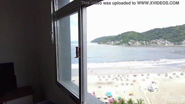 Tall and slim tran invited me to her apartment. reality pov with admiring