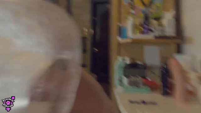 Ts jessica bloom licking out her cum from a fleshlight and wanking large