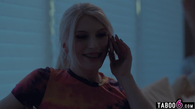 18 years old blond trans izzy wilde hammered hard anal while housesitting