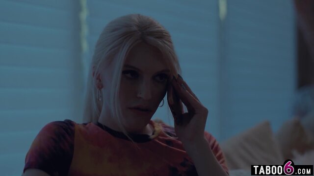 18 years old blond trans izzy wilde hammered hard anal while housesitting