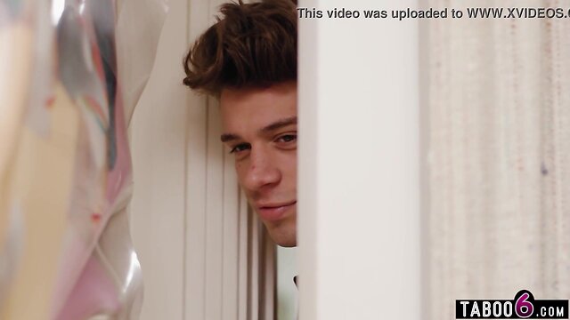 18 years old blond trans izzy wilde hammered hard anal while housesitting