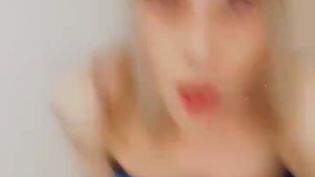 Cute transvestite gets excited after clubbing