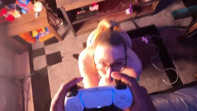 Thick pawg gracie swallow gamer bbc