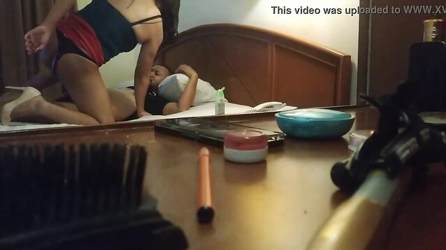 Crossdresser sissy ria alexa suck and fuck