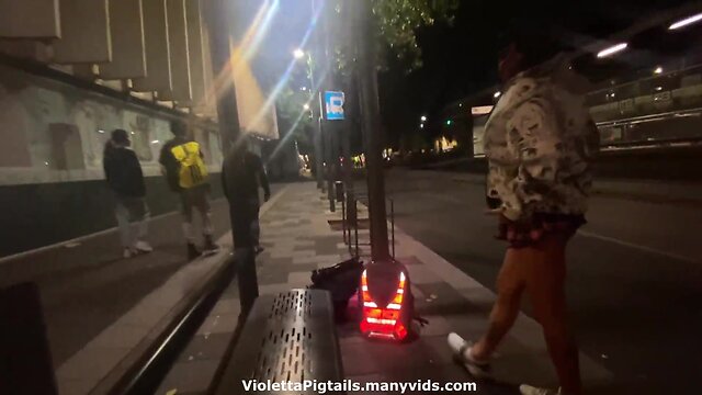 Siendo prostituta por un dia en insurgentes, megatetas y jaula de castidad