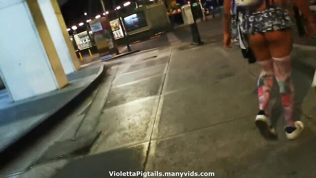 Siendo prostituta por un dia en insurgentes, megatetas y jaula de castidad