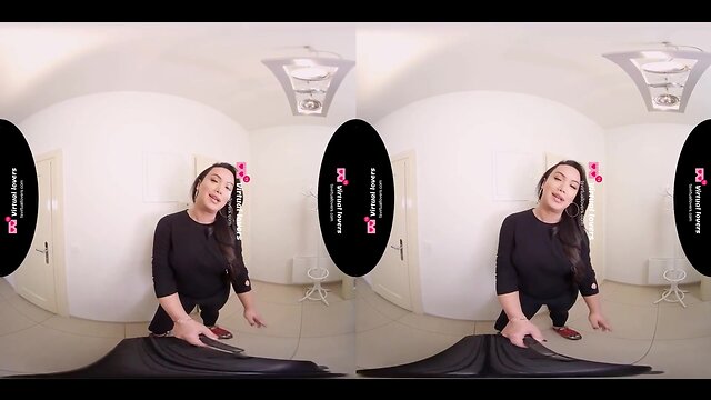 Sissy jerking penis in virtual sex pov