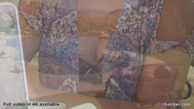 Adorable cassie woods charms white guy outdoors