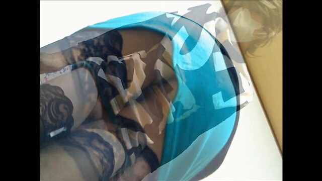 Naughty Japanese Crossdresser: An Upskirt View of Pantyhose & Panties