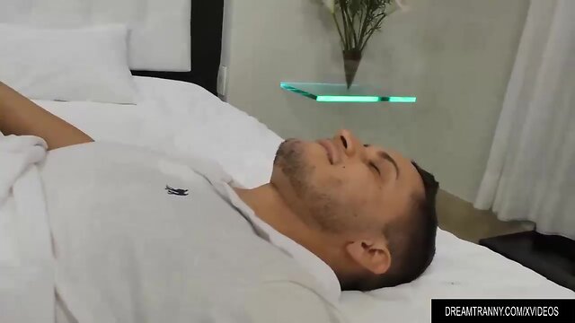 Amorous t-girl janaina carvalho sucks on some man meat